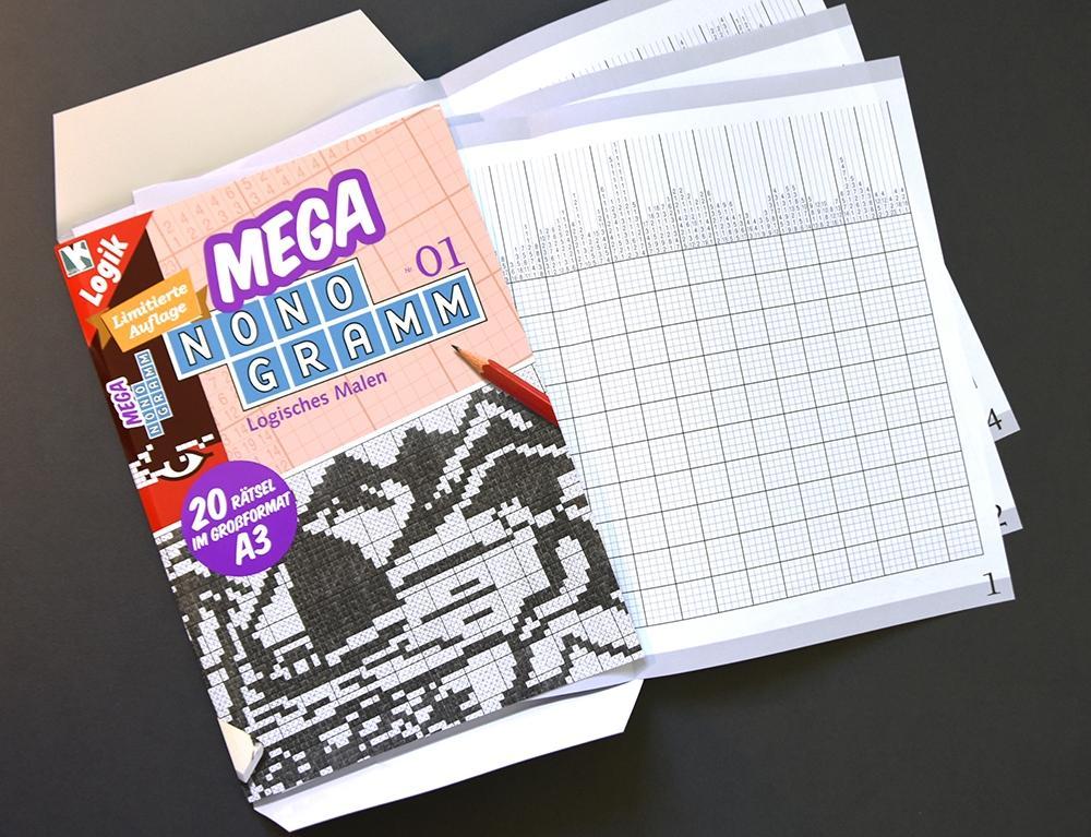Beispielinhalt (Bild) Mega-Nonogramm 01