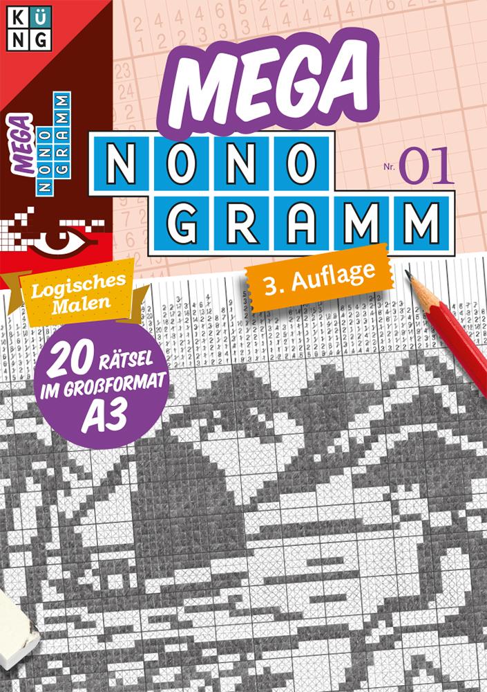 Vorderes Coverbild Mega-Nonogramm 01