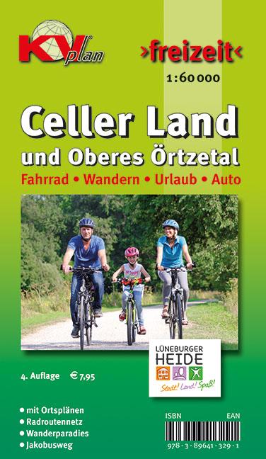 Vorderes Coverbild Celler Land und "Oberes Örtzetal" 1 : 60 000