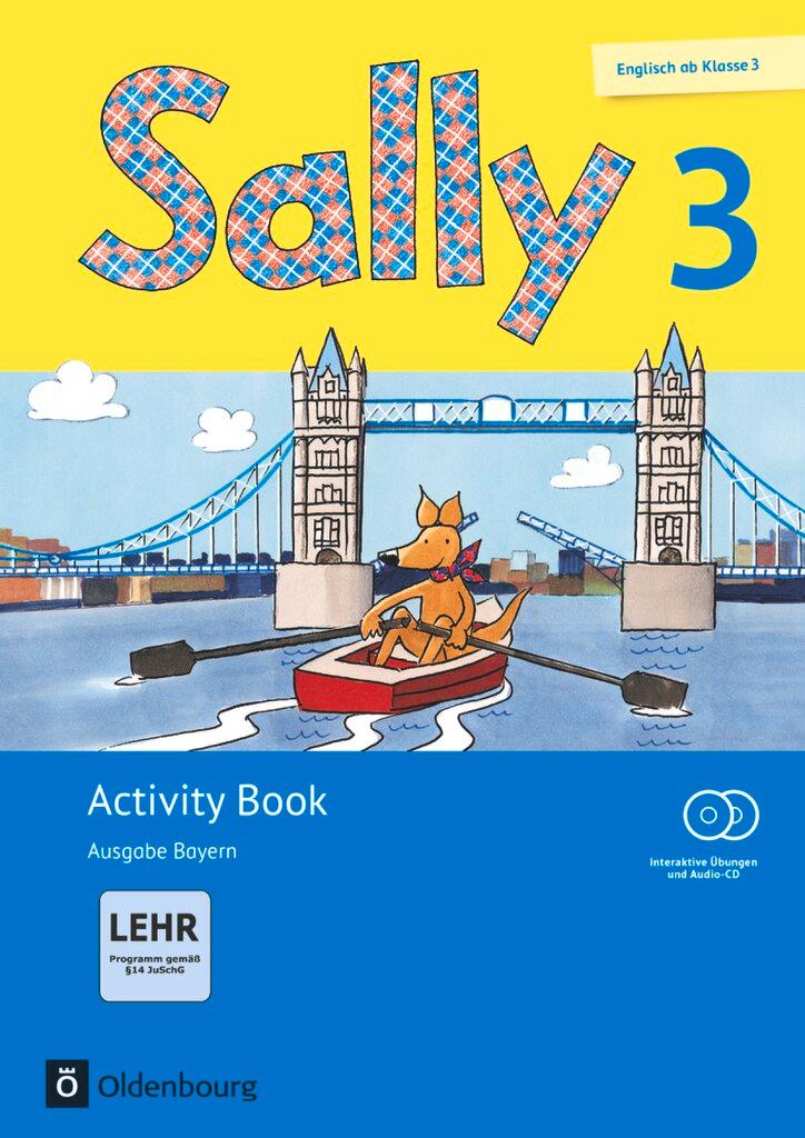 Vorderes Coverbild Sally 3. Activity Book mit interaktiven Übungen. Ausgabe Bayern