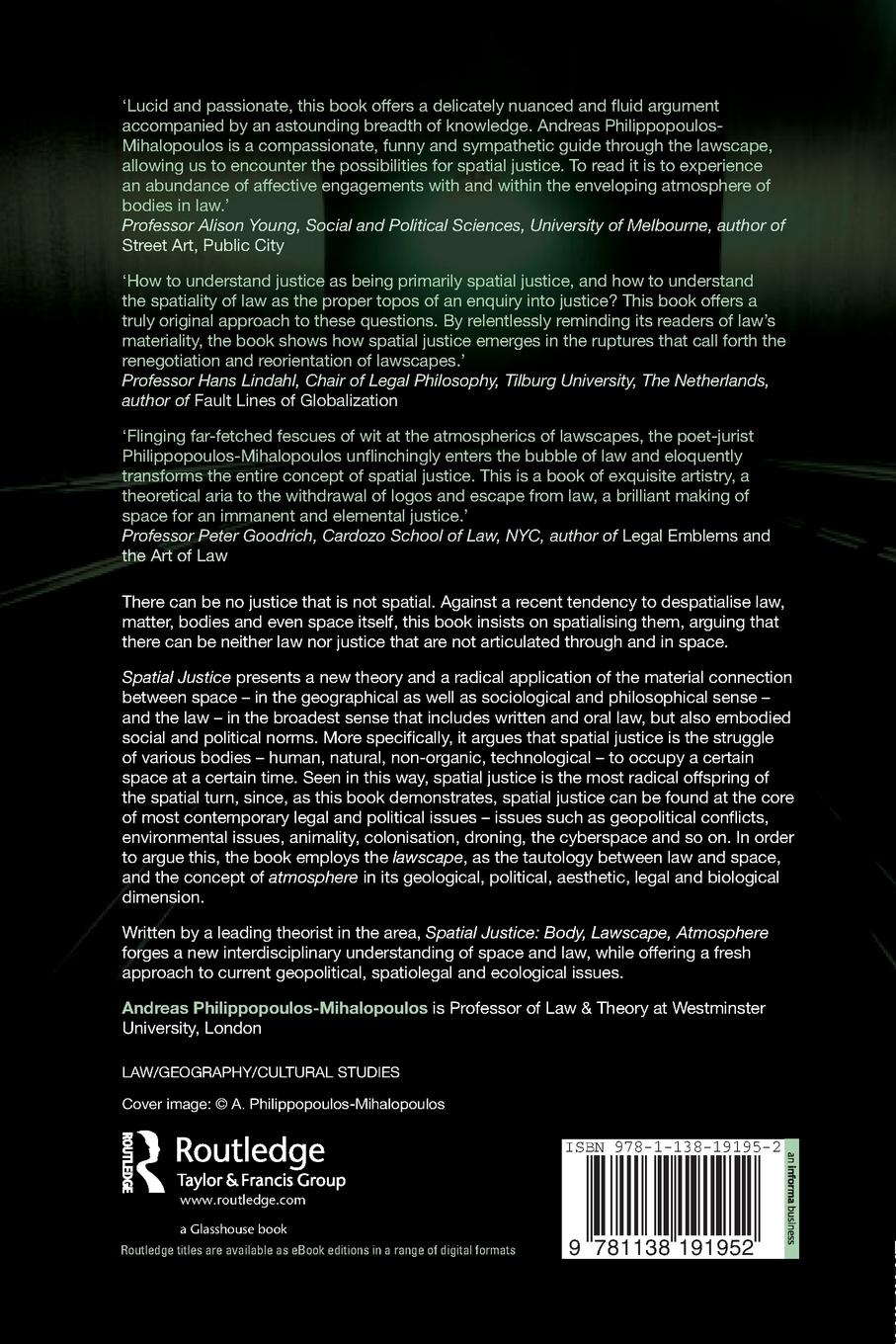 Rückseitencover Spatial Justice