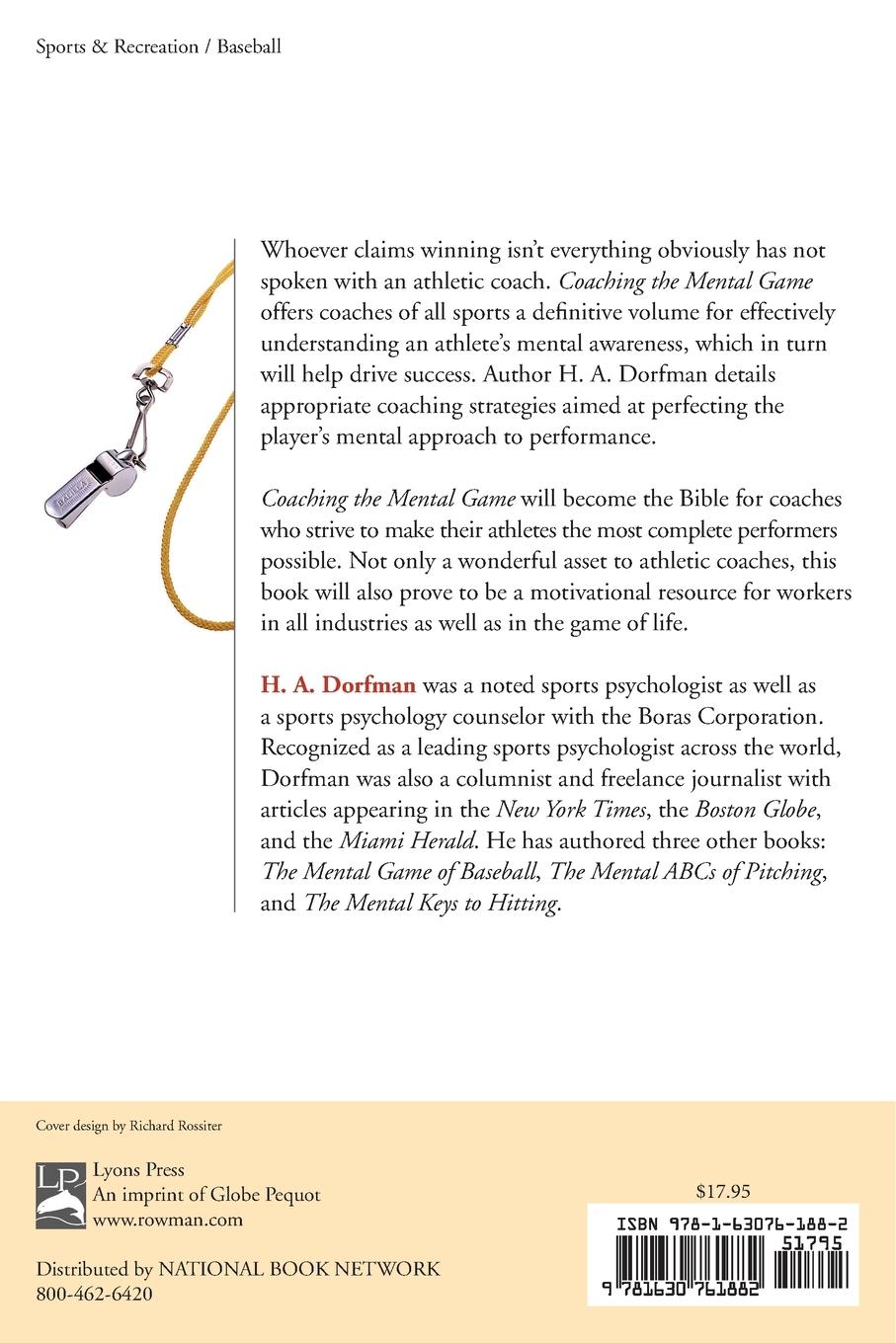 Rückseitencover Coaching the Mental Game