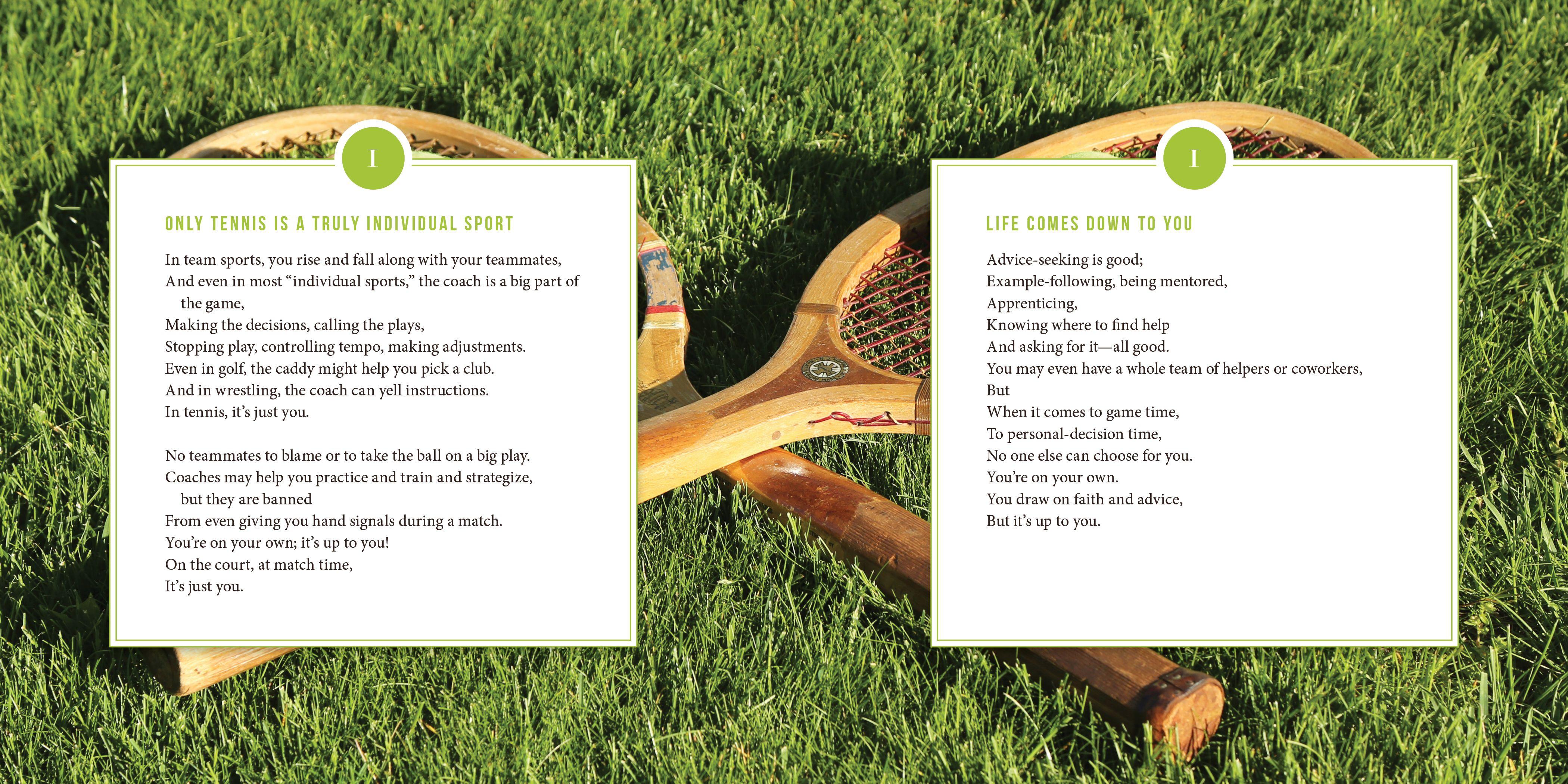 Beispielinhalt (Bild) Tennis and Life