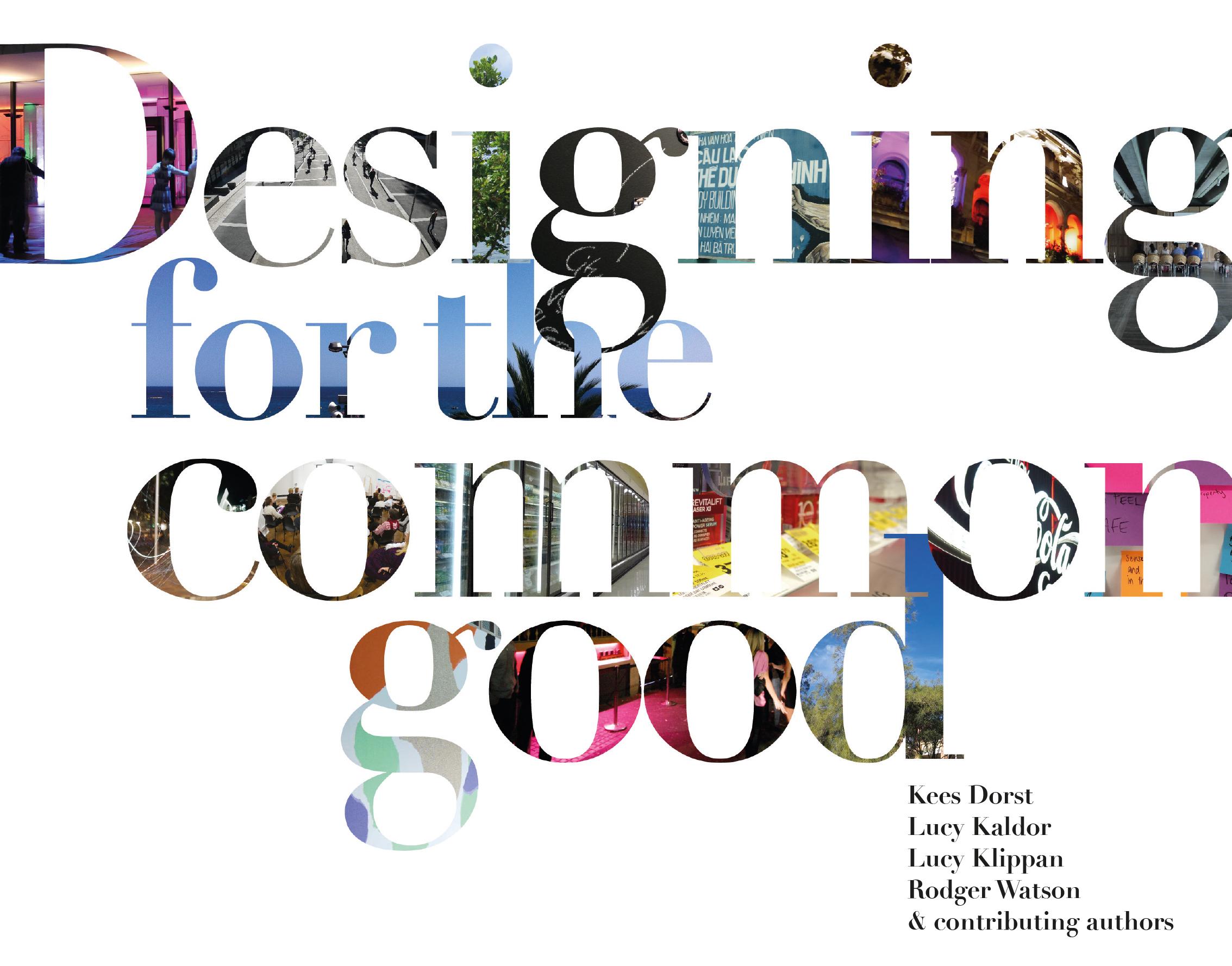 Vorderes Coverbild Designing for the Common Good
