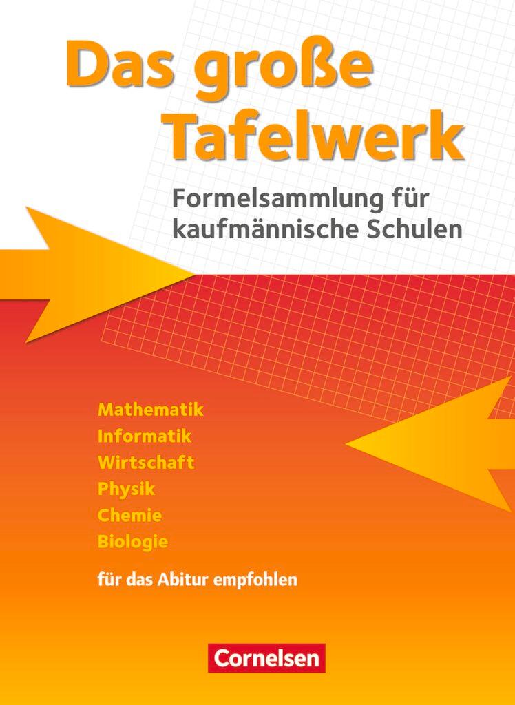Vorderes Coverbild Das große Tafelwerk für kaufmännische Schulen. Schülerbuch
