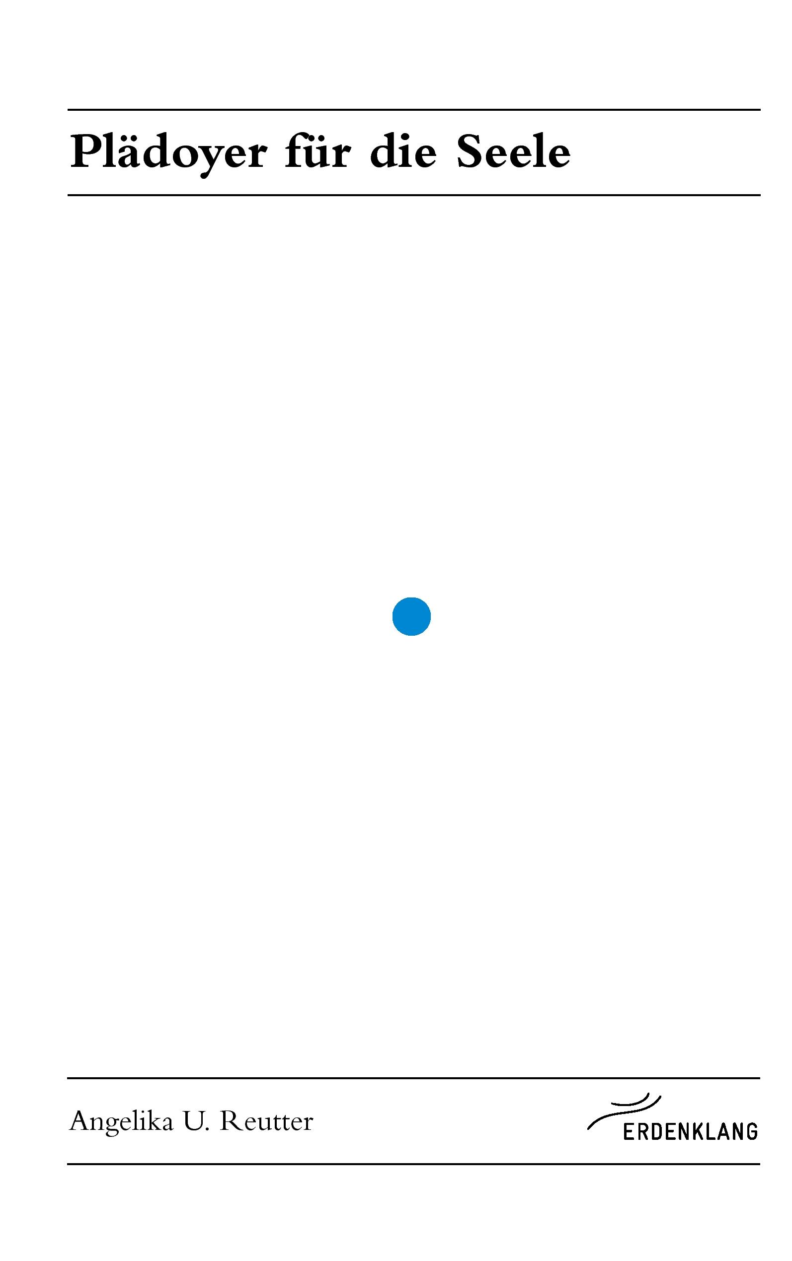 Vorderes Coverbild Plädoyer für die Seele