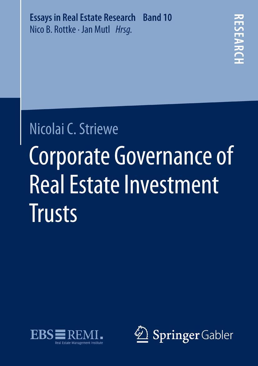 Vorderes Coverbild Corporate Governance of Real Estate Investment Trusts