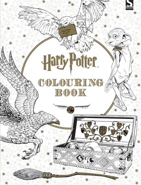 Vorderes Coverbild Harry Potter Colouring Book