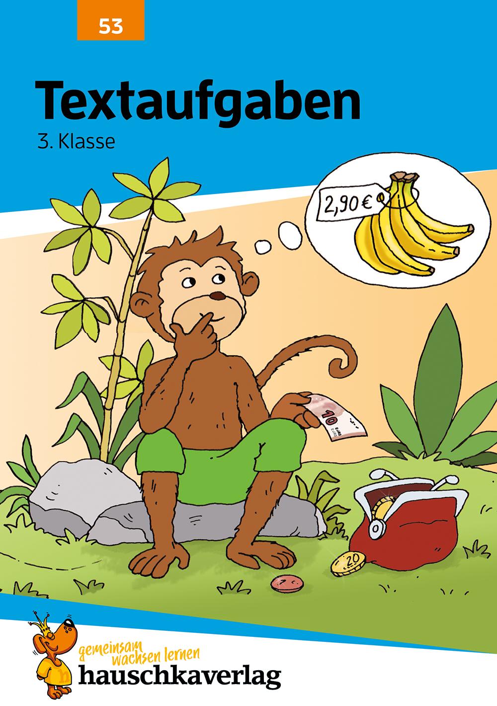 Vorderes Coverbild Textaufgaben 3. Klasse