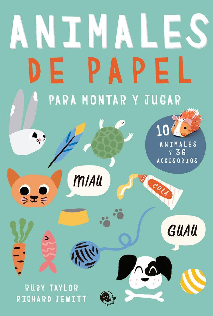 Vorderes Coverbild Animales de Papel: Para montar y jugar