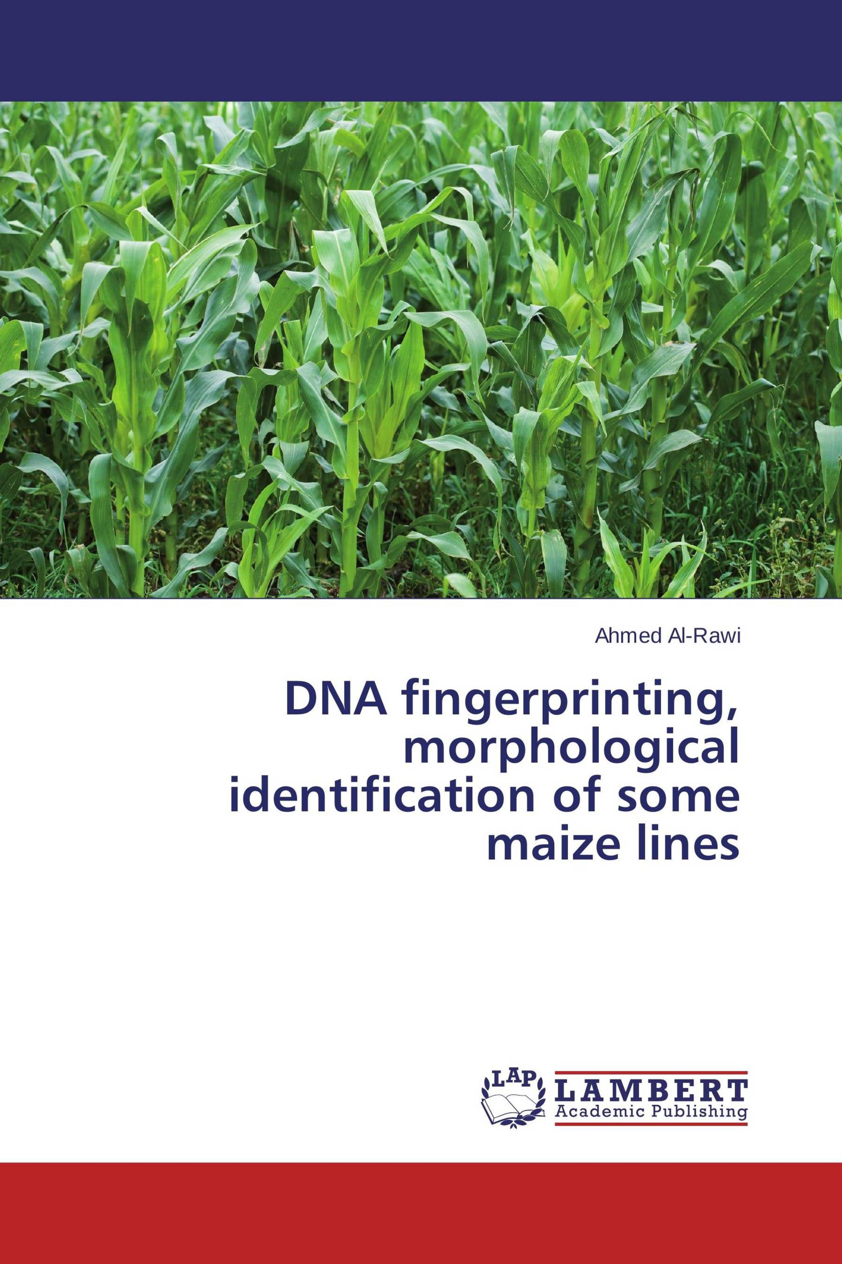 Vorderes Coverbild DNA fingerprinting, morphological identification of some maize lines