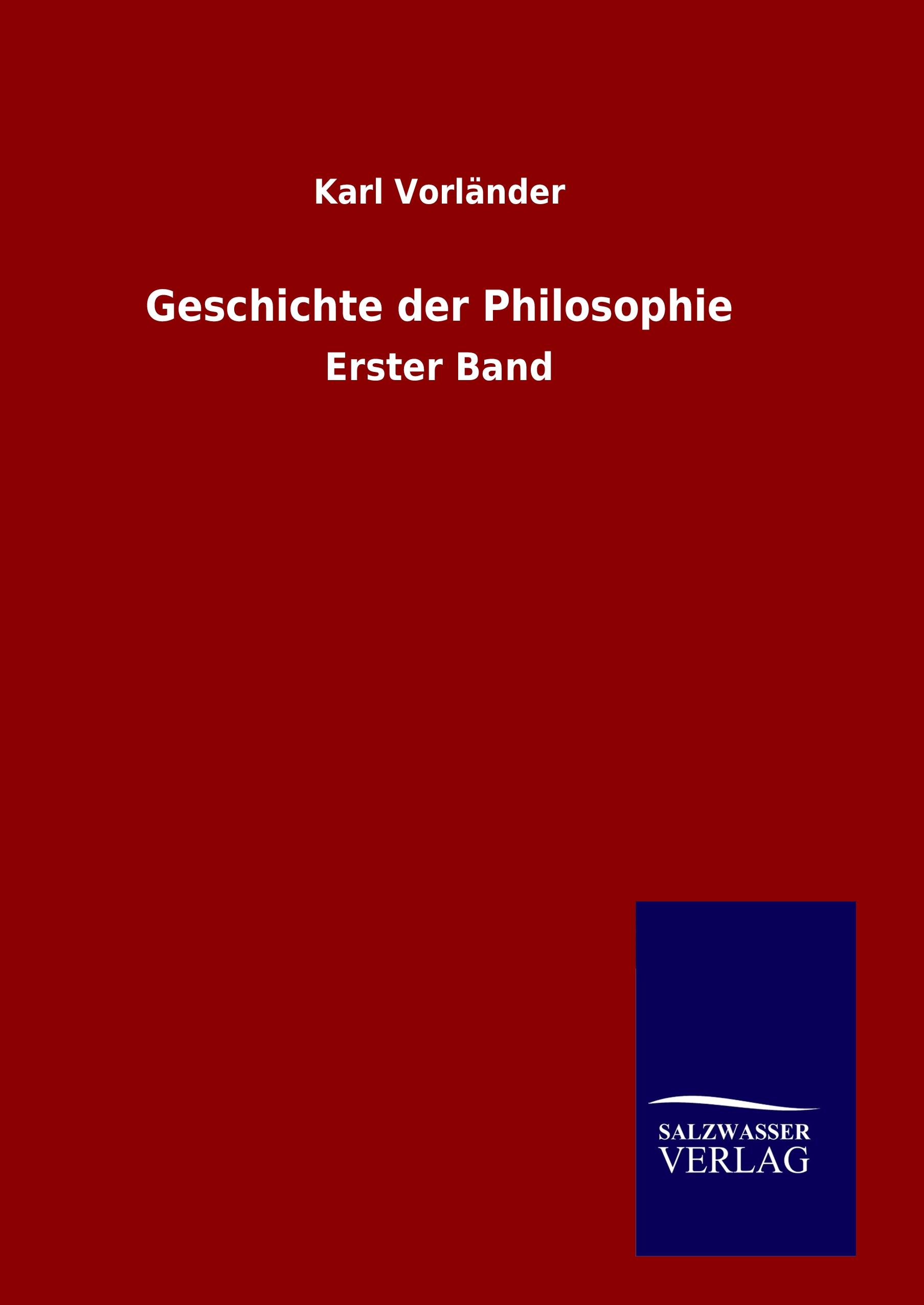 Vorderes Coverbild Geschichte der Philosophie