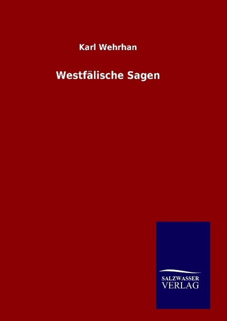 Vorderes Coverbild Westfälische Sagen