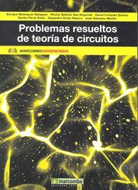 Vorderes Coverbild Problemas resueltos de teoría de circuitos