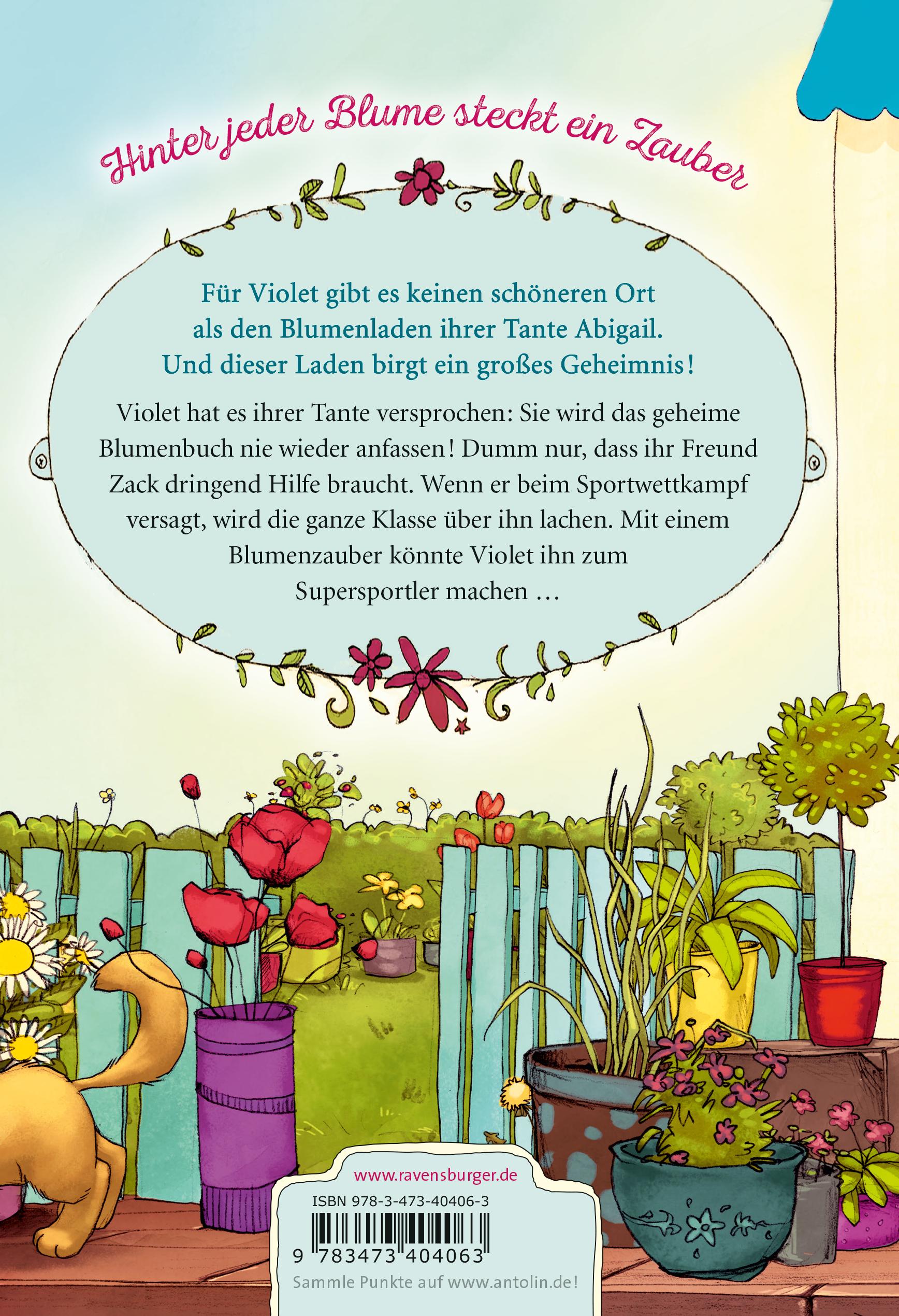 Rückseitencover Der magische Blumenladen 02: Ein total verhexter Glücksplan