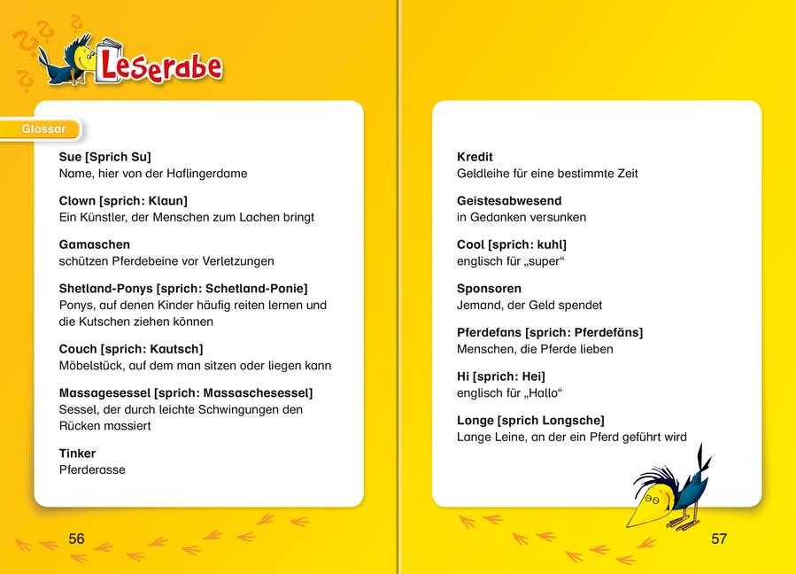 Beispielinhalt (Bild) Die Hufeisenbande - Leserabe 3. Klasse - Erstlesebuch für Kinder ab 8 Jahren
