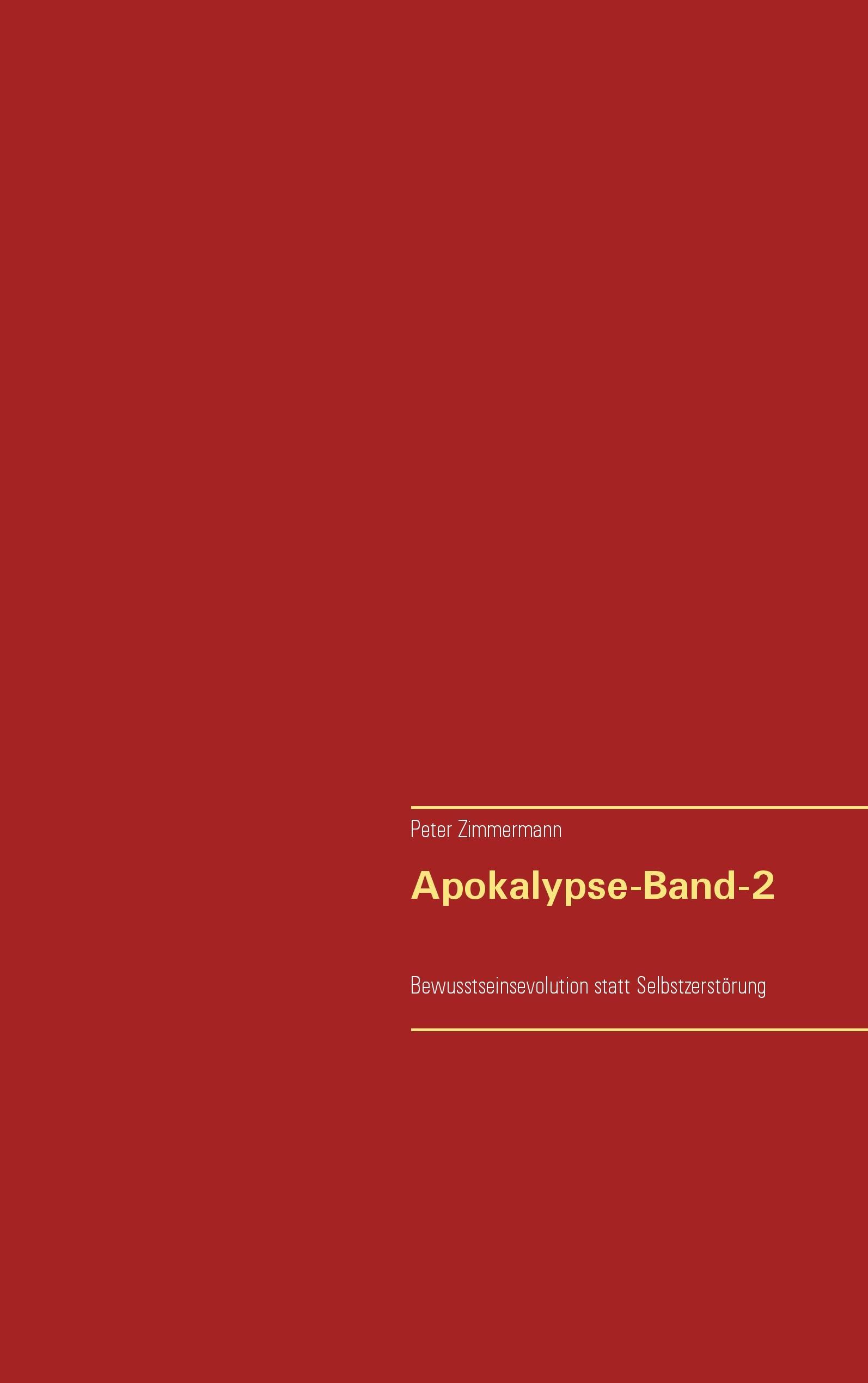 Vorderes Coverbild Apokalypse-Band-2