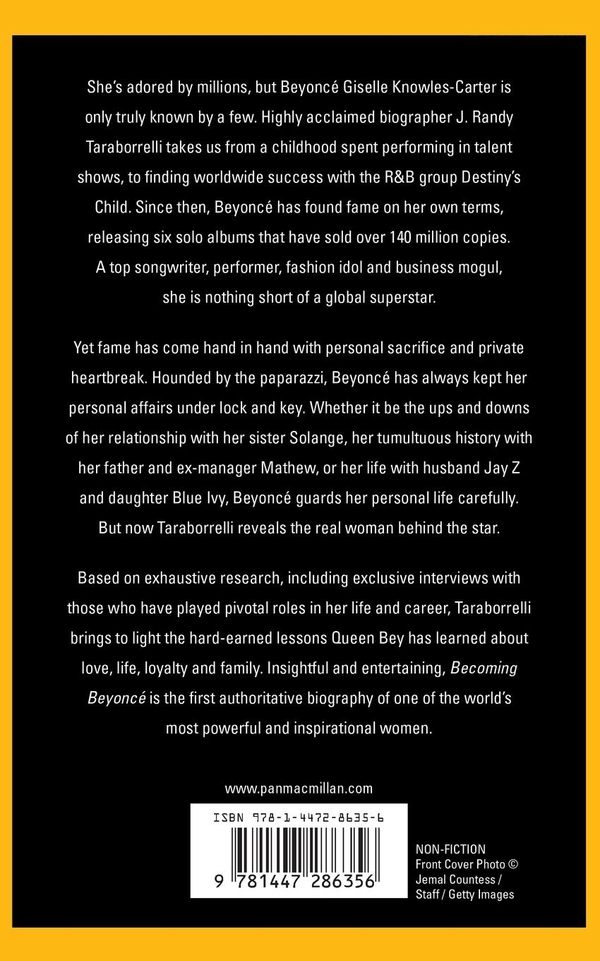 Rückseitencover Becoming Beyoncé
