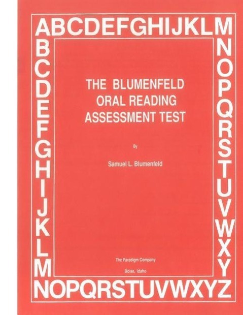 Vorderes Coverbild The Blumenfeld Oral Reading Assessment Test
