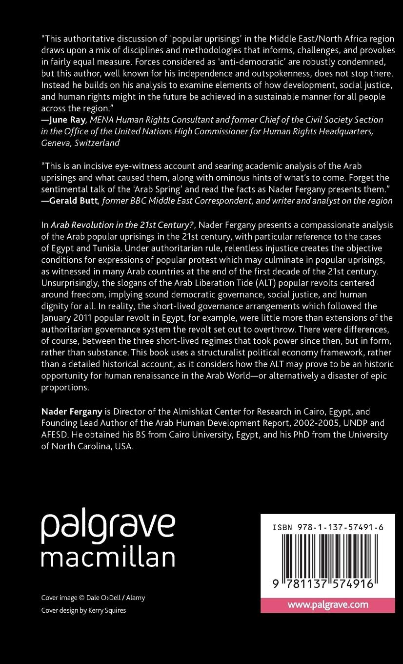 Rückseitencover Arab Revolution in the 21st Century?