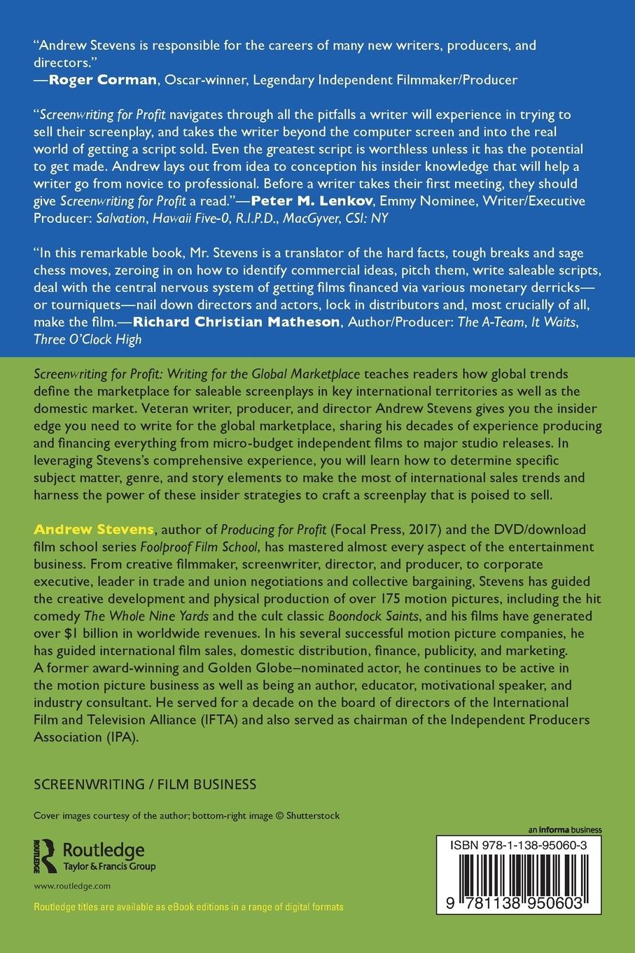 Rückseitencover Screenwriting for Profit