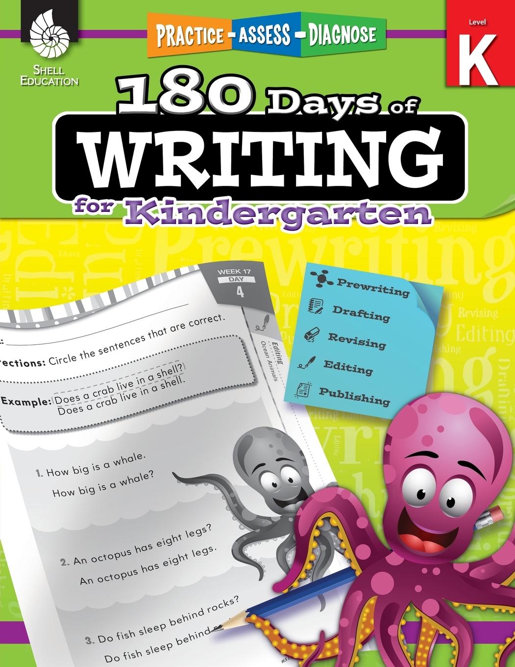 Vorderes Coverbild 180 Days of Writing for Kindergarten