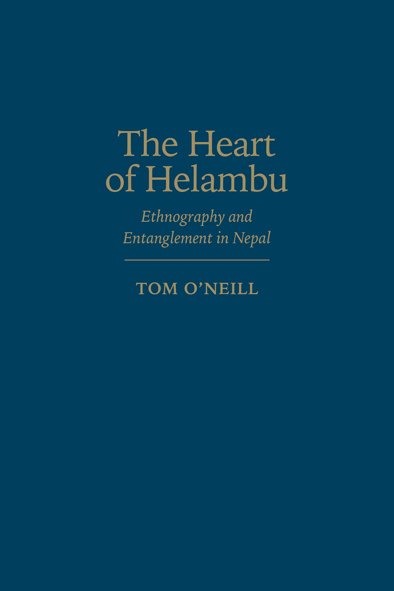 Vorderes Coverbild The Heart of Helambu