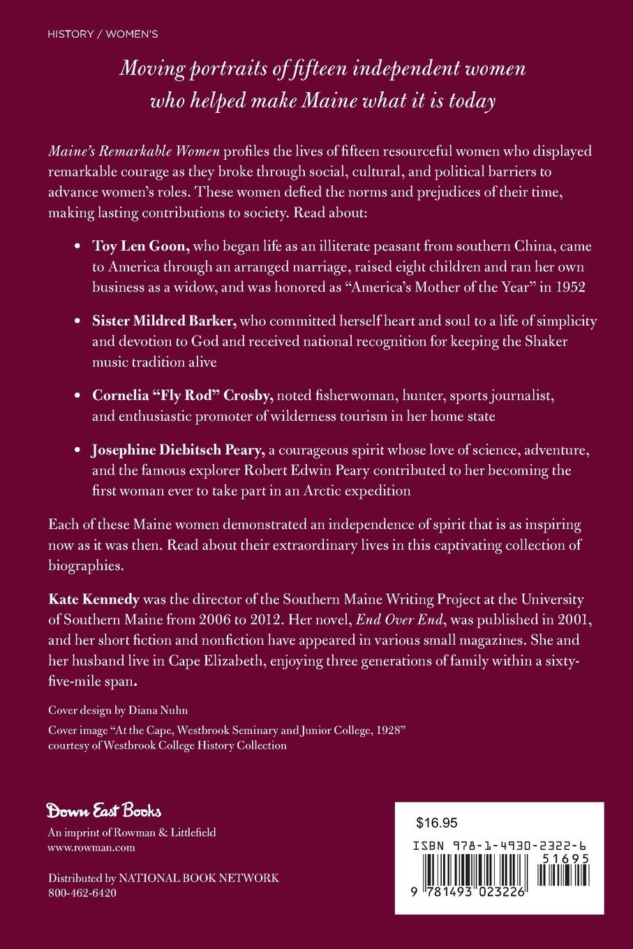 Rückseitencover Maine's Remarkable Women
