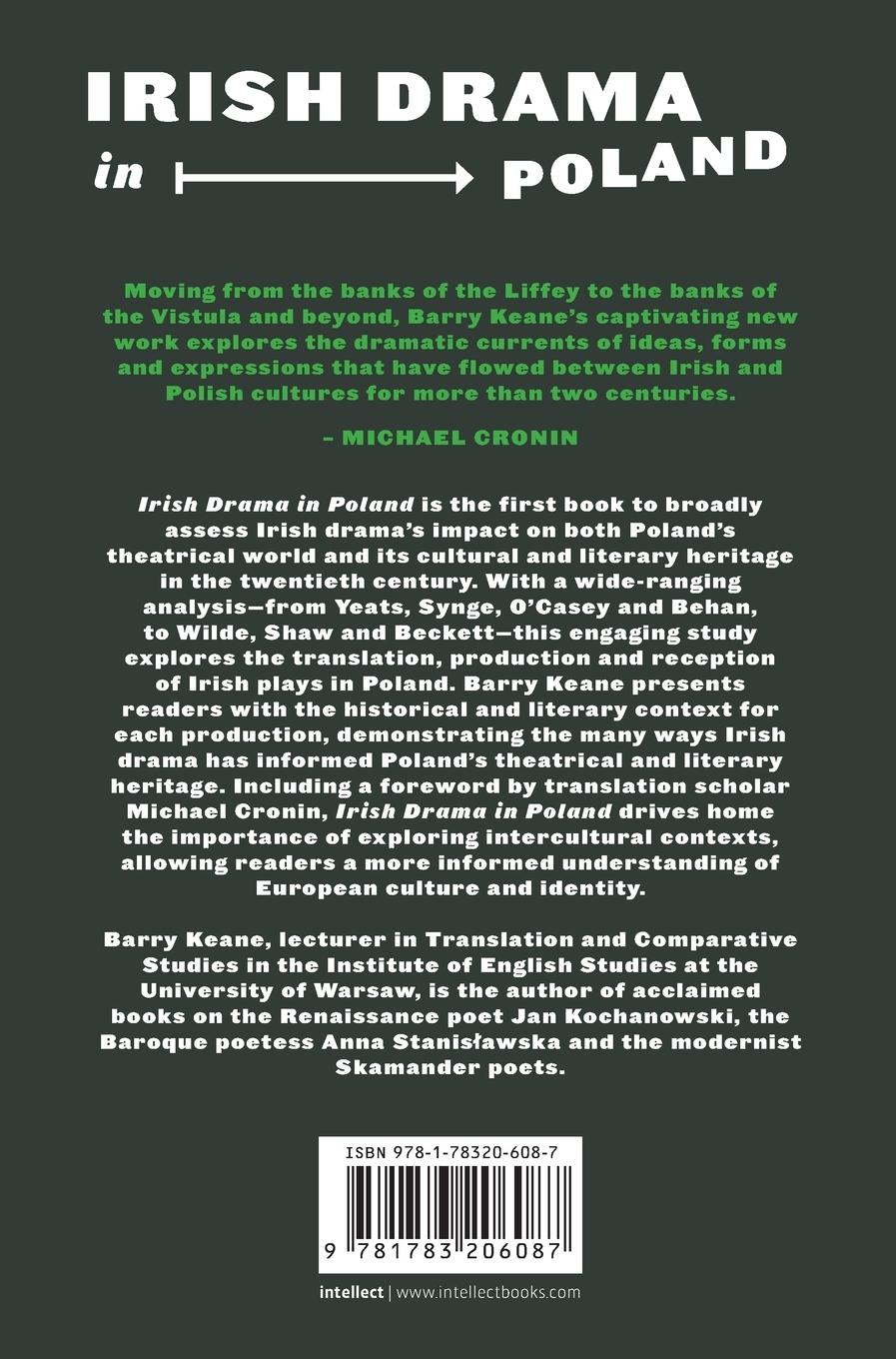 Rückseitencover Irish Drama in Poland