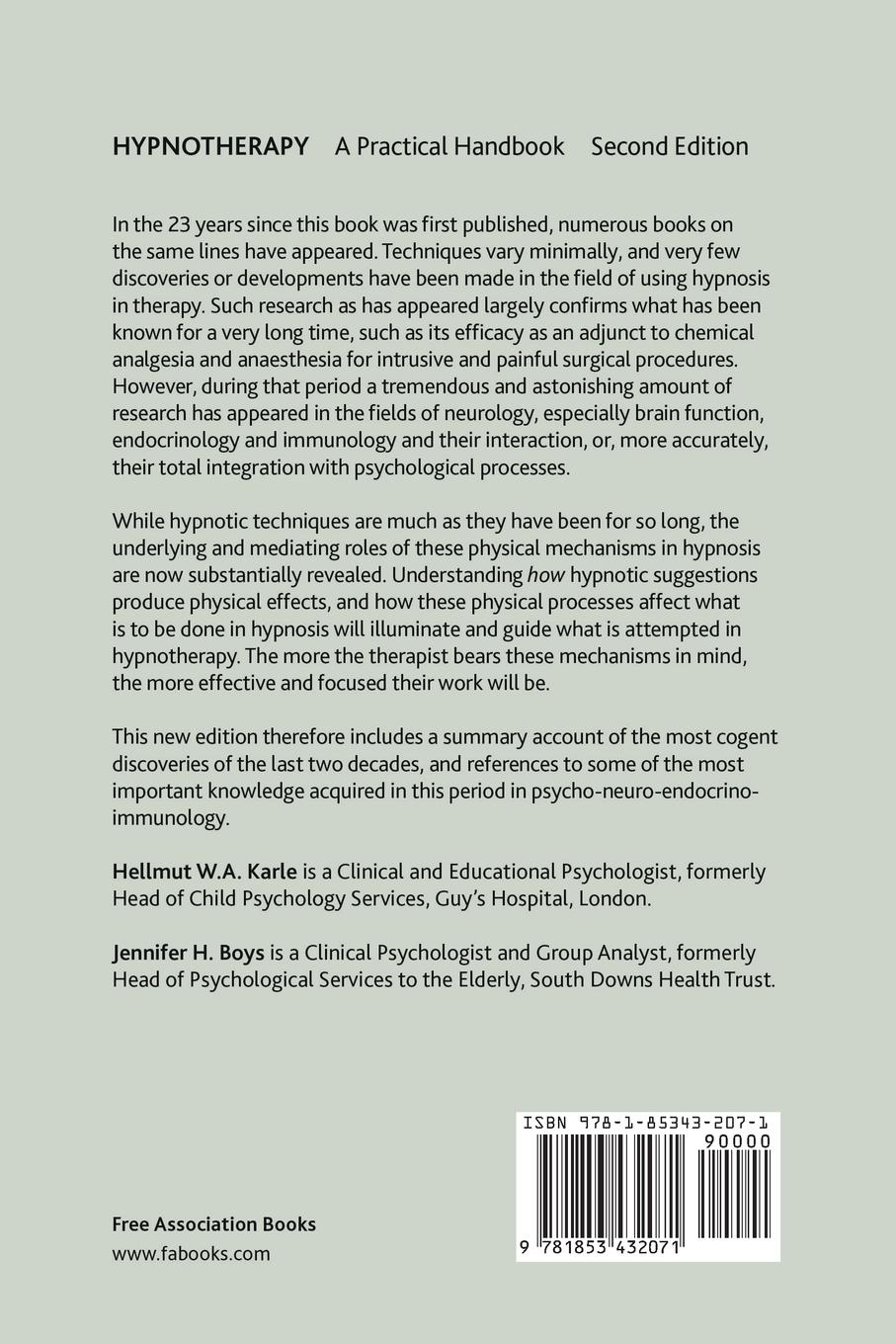 Rückseitencover Hypnotherapy