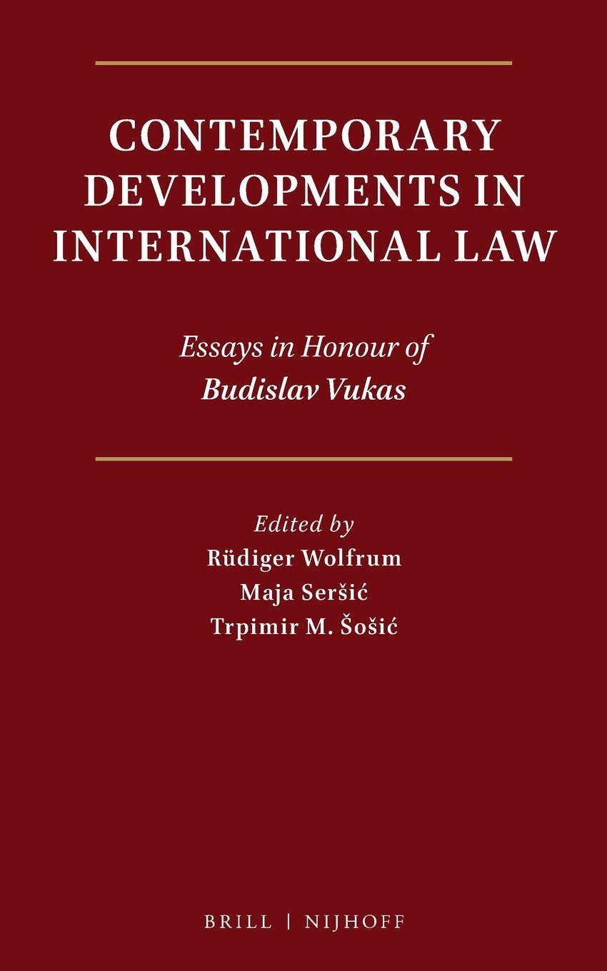 Vorderes Coverbild Contemporary Developments in International Law