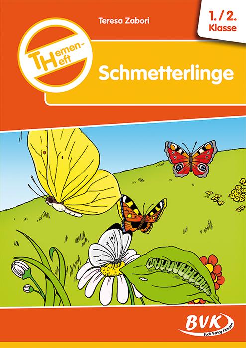 Vorderes Coverbild Themenheft Schmetterlinge 1./2. Klasse