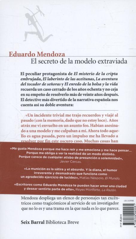 Rückseitencover El secreto de la modelo extraviada