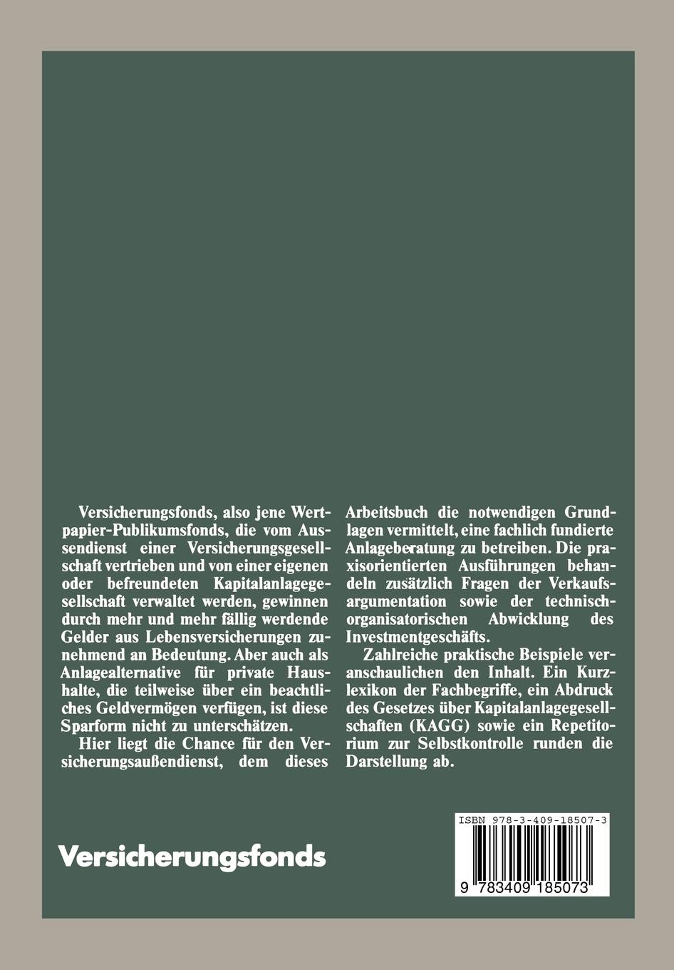 Rückseitencover Versicherungsfonds