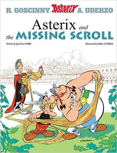 Vorderes Coverbild Asterix 36 and the Missing Scroll