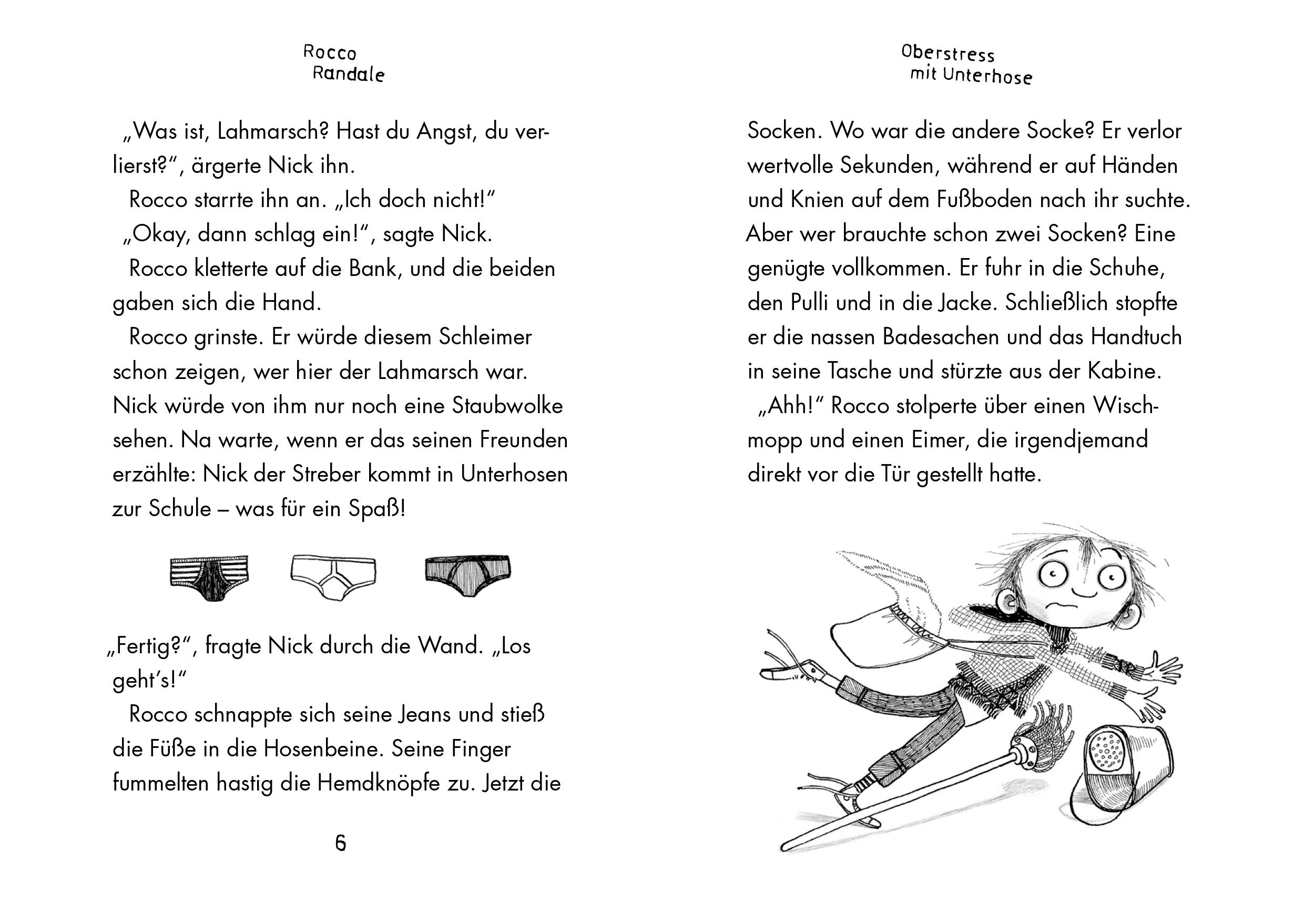 Beispielinhalt (Bild) Rocco Randale 03. Oberstress mit Unterhose