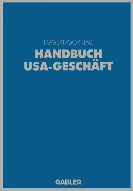 Vorderes Coverbild Handbuch USA-Geschäft
