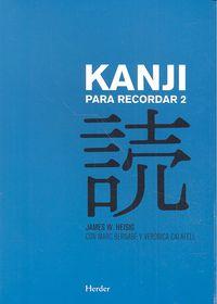 Vorderes Coverbild Kanji Para Recordar II (Ne)