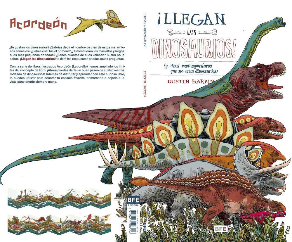 Vorderes Coverbild ¡Llegan los dinosaurios! Y otros contemporáneos que no eran dinosaurios