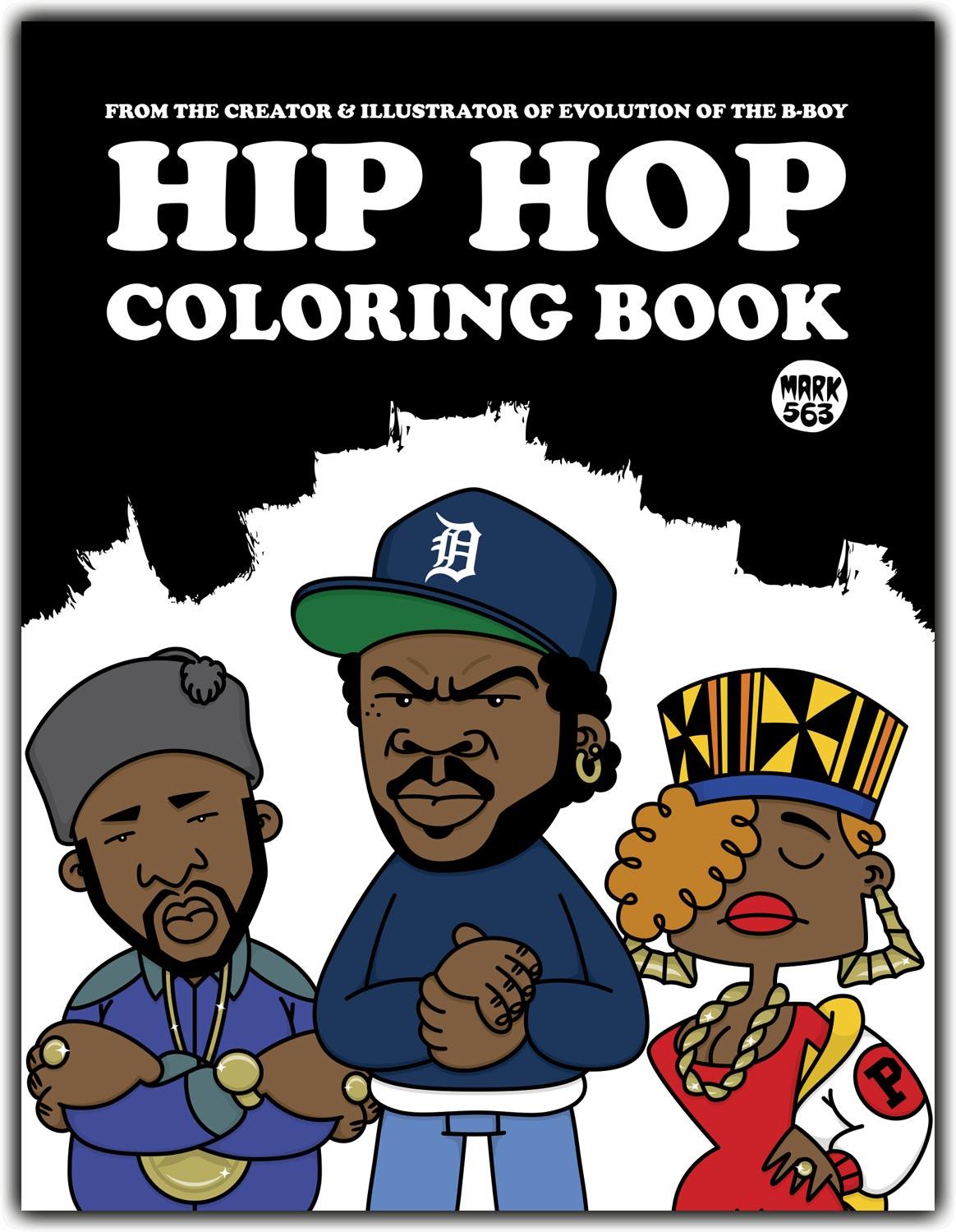 Vorderes Coverbild Hip Hop Coloring Book