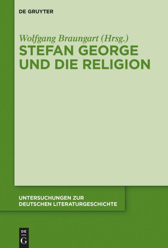 Vorderes Coverbild Stefan George und die Religion