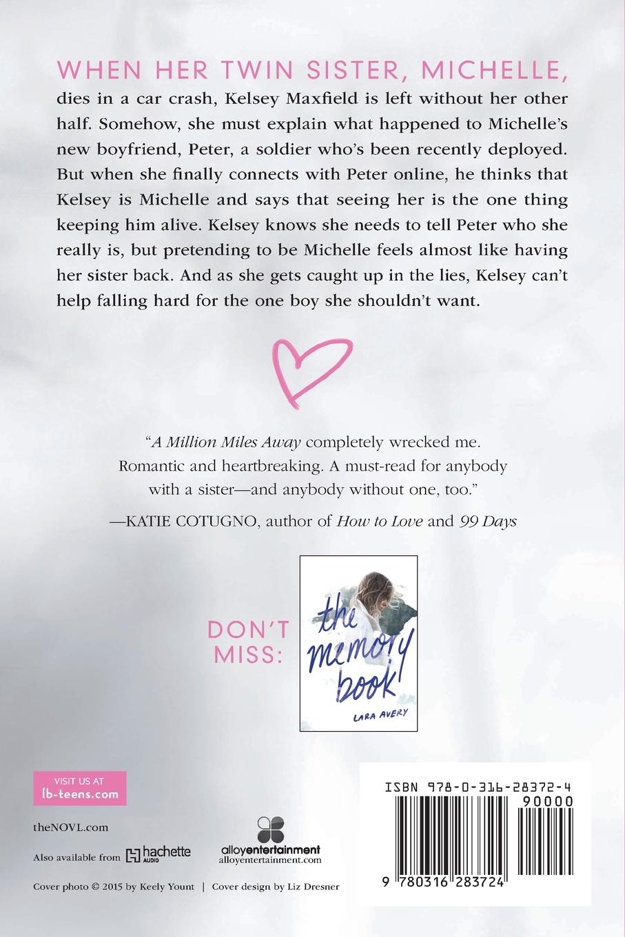 Rückseitencover A Million Miles Away