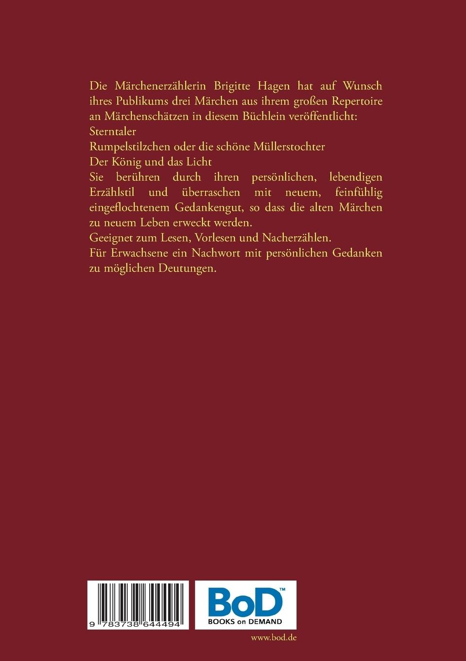 Rückseitencover Alte Märchen neu erzählt