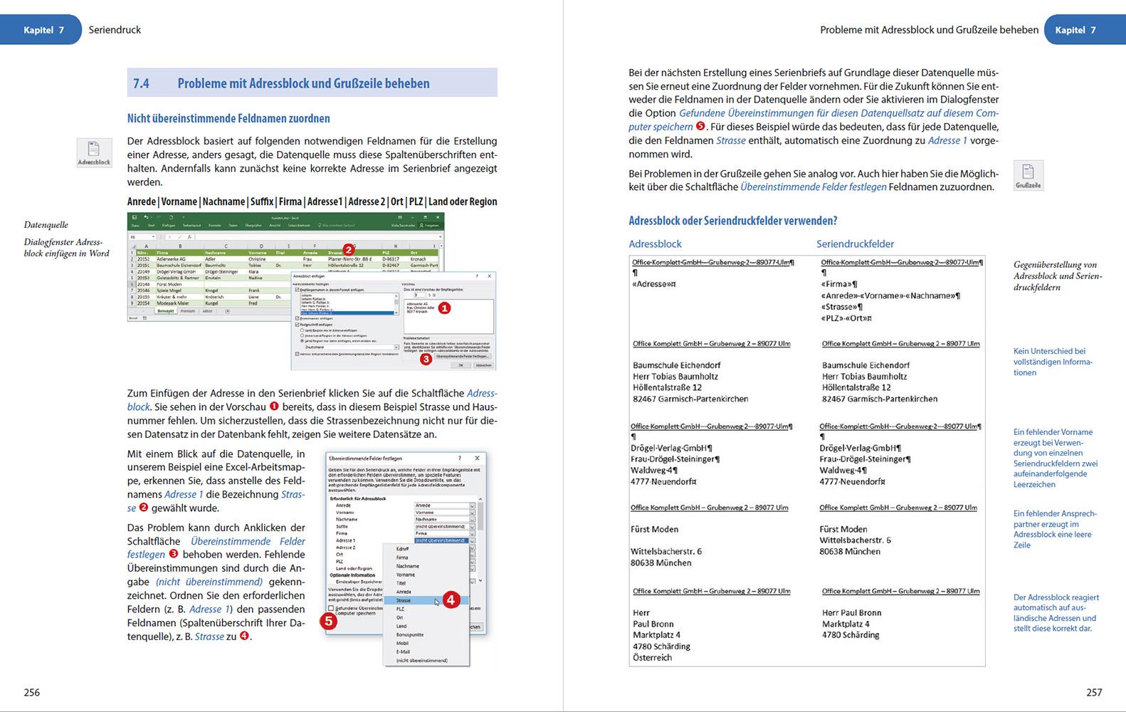 Beispielinhalt (Bild) Word 2016 Profiwissen für Anwender