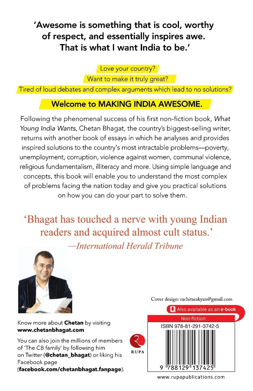 Rückseitencover Making India Awesome