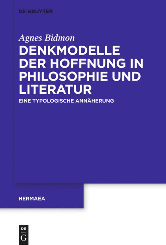 Vorderes Coverbild Denkmodelle der Hoffnung in Philosophie und Literatur