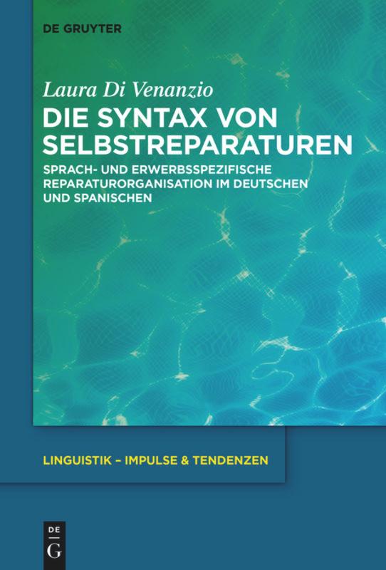 Vorderes Coverbild Die Syntax von Selbstreparaturen