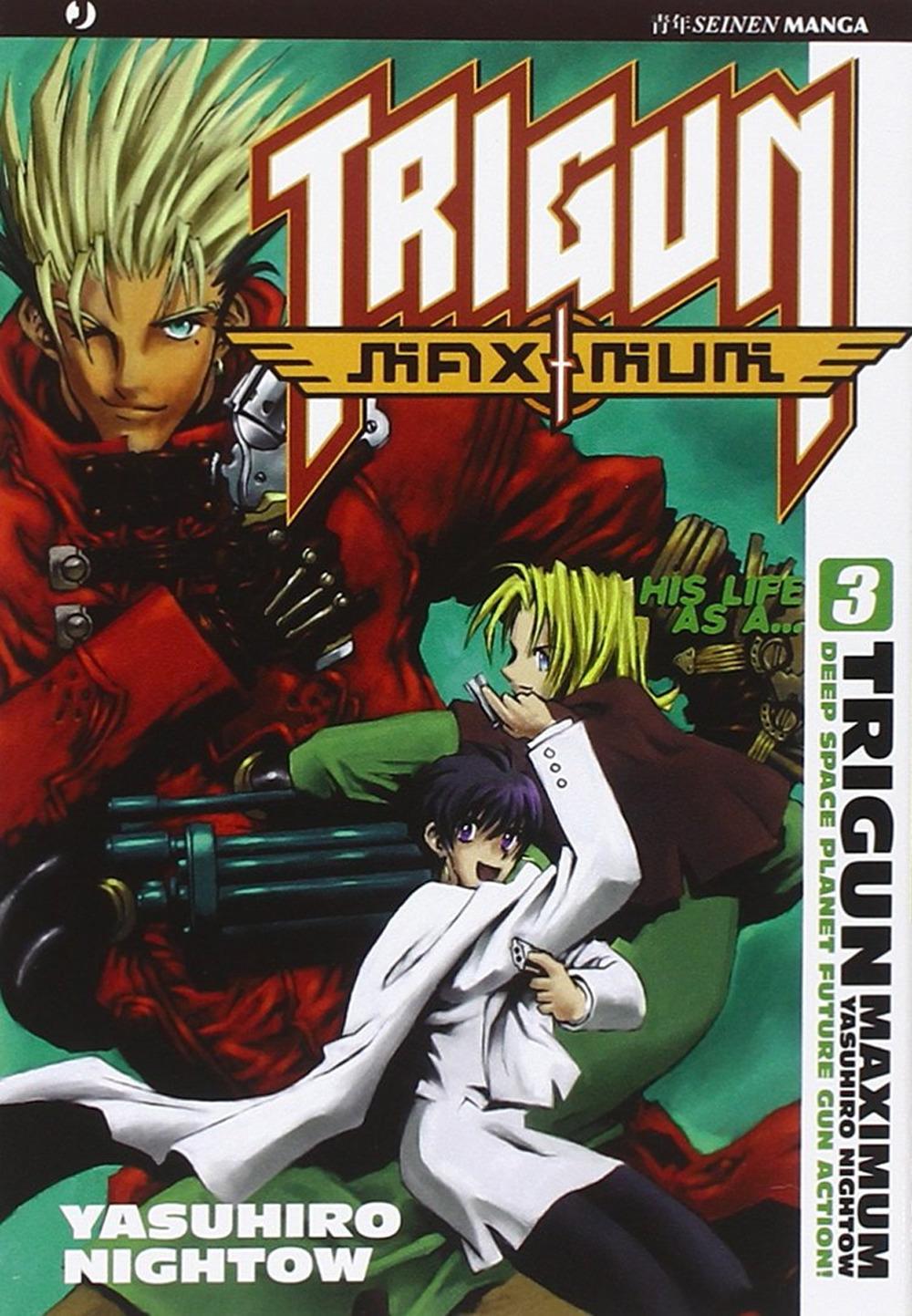 Vorderes Coverbild Nightow, Y: Trigun maximum
