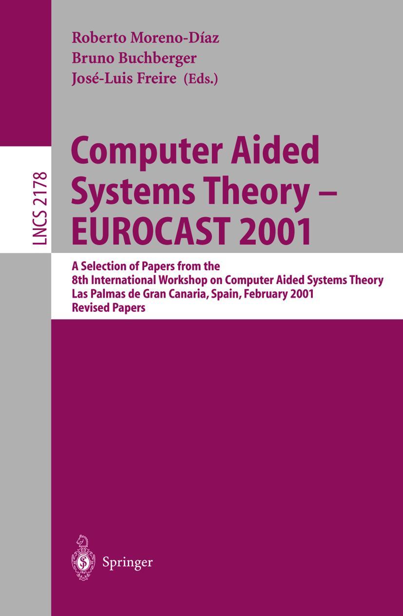 Vorderes Coverbild Computer Aided Systems Theory - EUROCAST 2001
