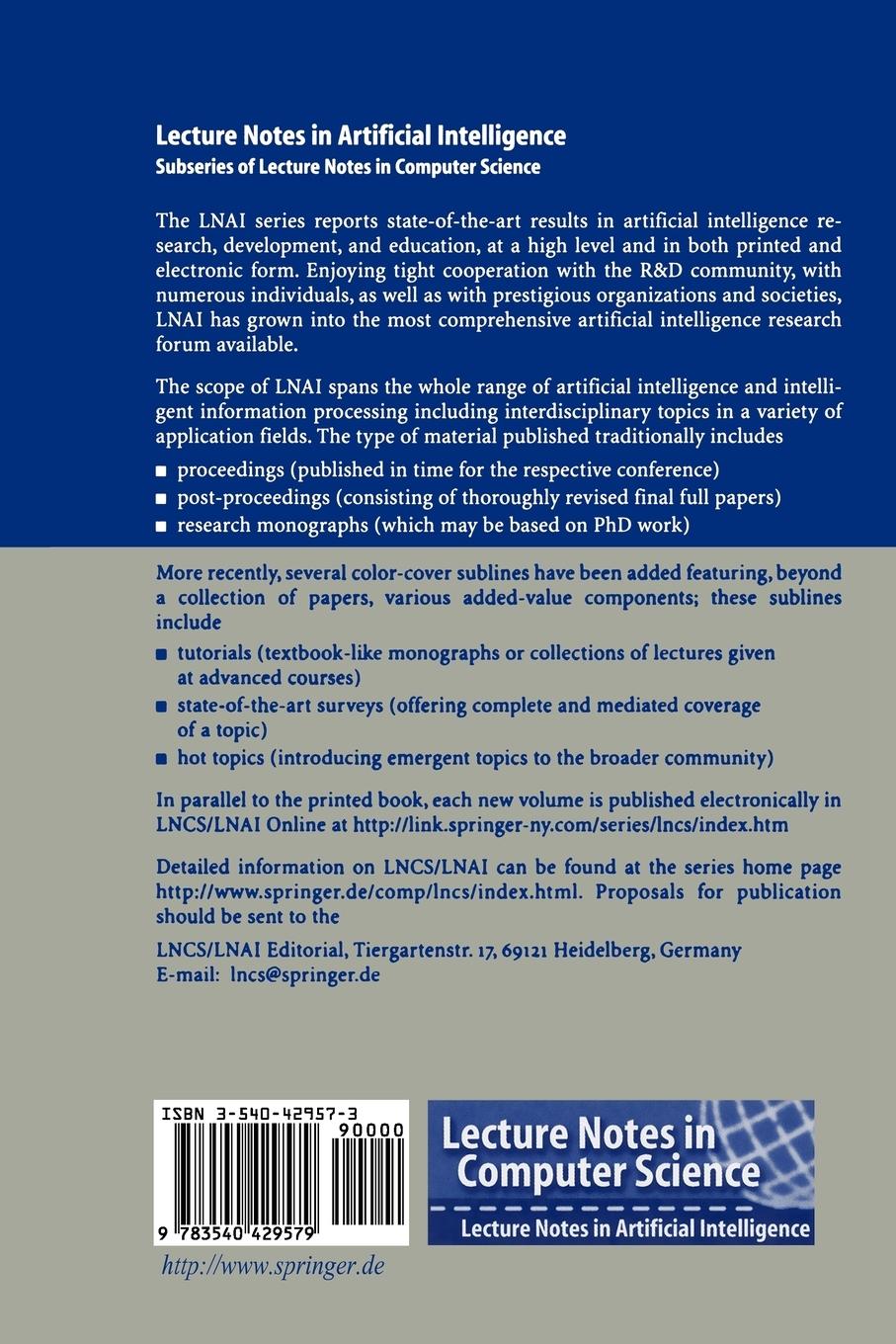 Rückseitencover Logic for Programming, Artificial Intelligence, and Reasoning